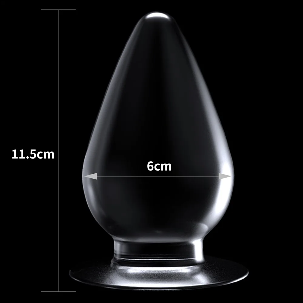 Análny kolík Flawless Clear Anal Plug 4,5'' – Obrázok 5