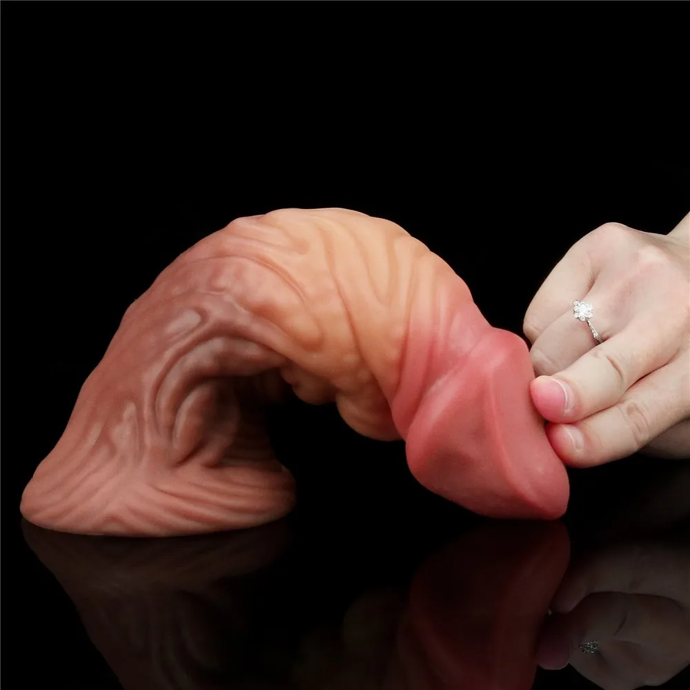 Analný kolík Dual Layered Platinum Silicone 7.0'' – Obrázok 10