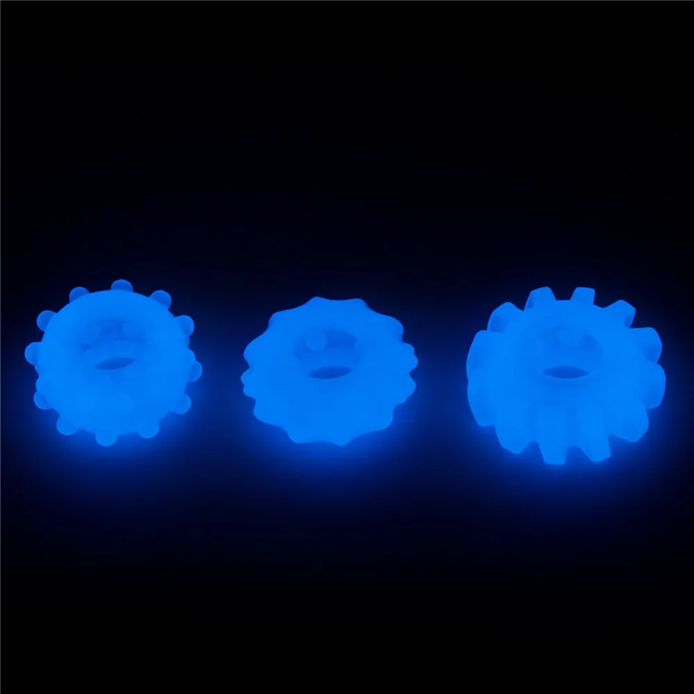 Krúžky na penis Lumino Play – Obrázok 4