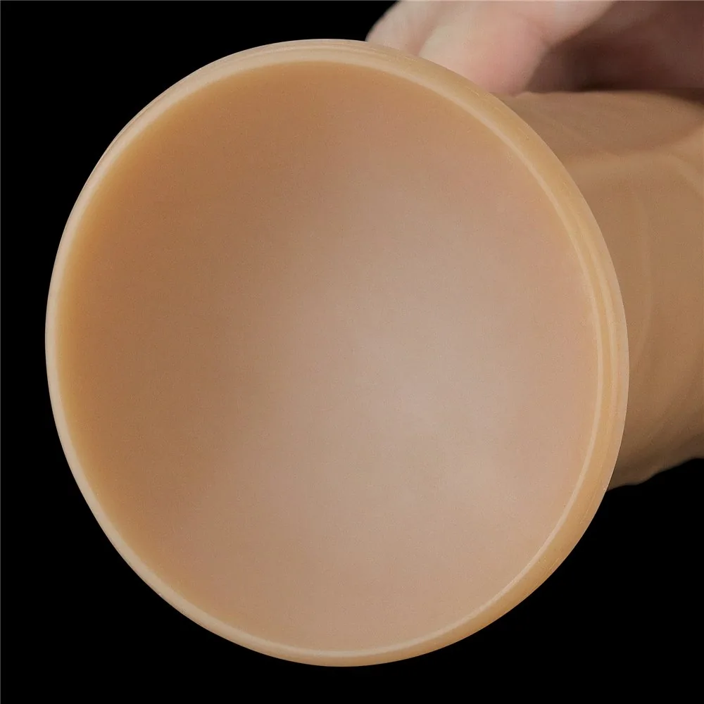 Vibrátor Lovetoy Dual Layered Platinum Silicone Rotator 9" – Obrázok 12