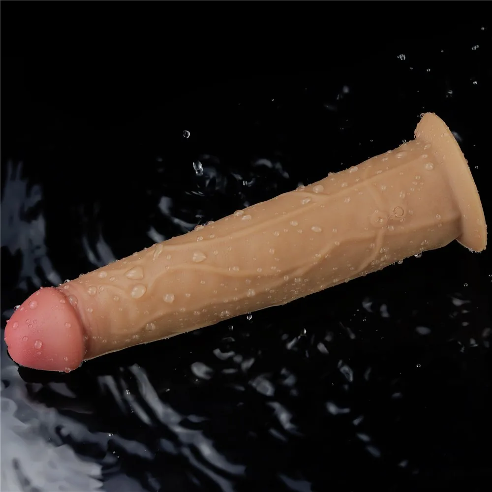 Vibrátor Lovetoy Dual Layered Platinum Silicone Rotator 9" – Obrázok 17