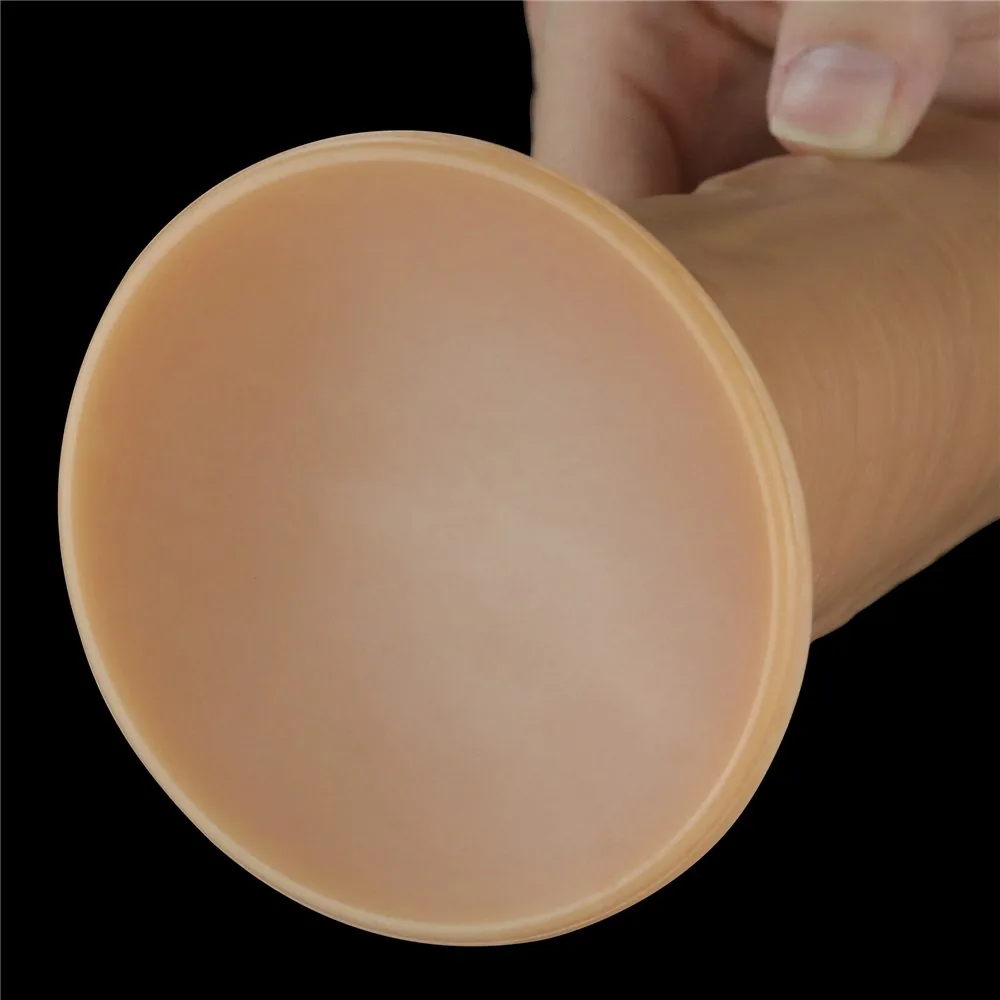 Vibrátor Lovetoy Dual Layered Platinum Silicone Rotator 10" – Obrázok 11