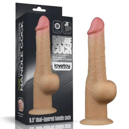 Dildo Lovetoy Dual Layered Handle Cock 9,5"