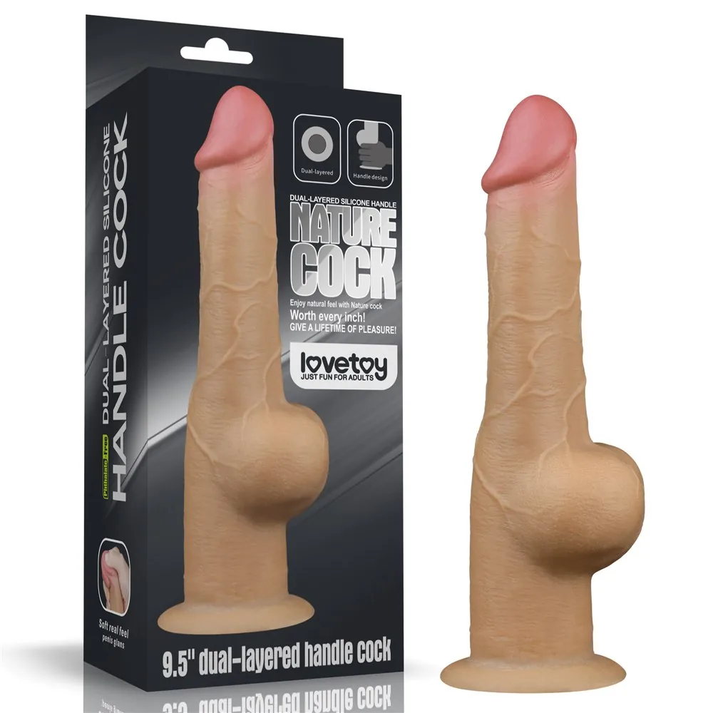 Dildo Lovetoy Dual Layered Handle Cock 9,5"