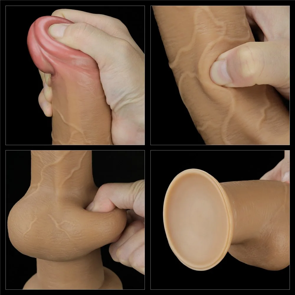 Dildo Lovetoy Dual Layered Handle Cock 9,5" – Obrázok 3