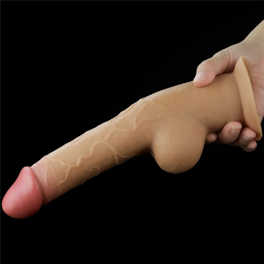 Dildo Lovetoy Dual Layered Handle Cock 9,5" – Obrázok 5