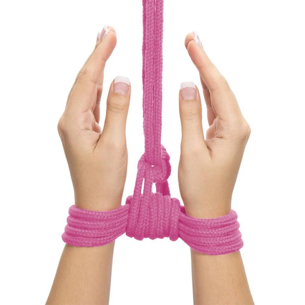 Bondážne lano Fetish 10 m ružové – Obrázok 5