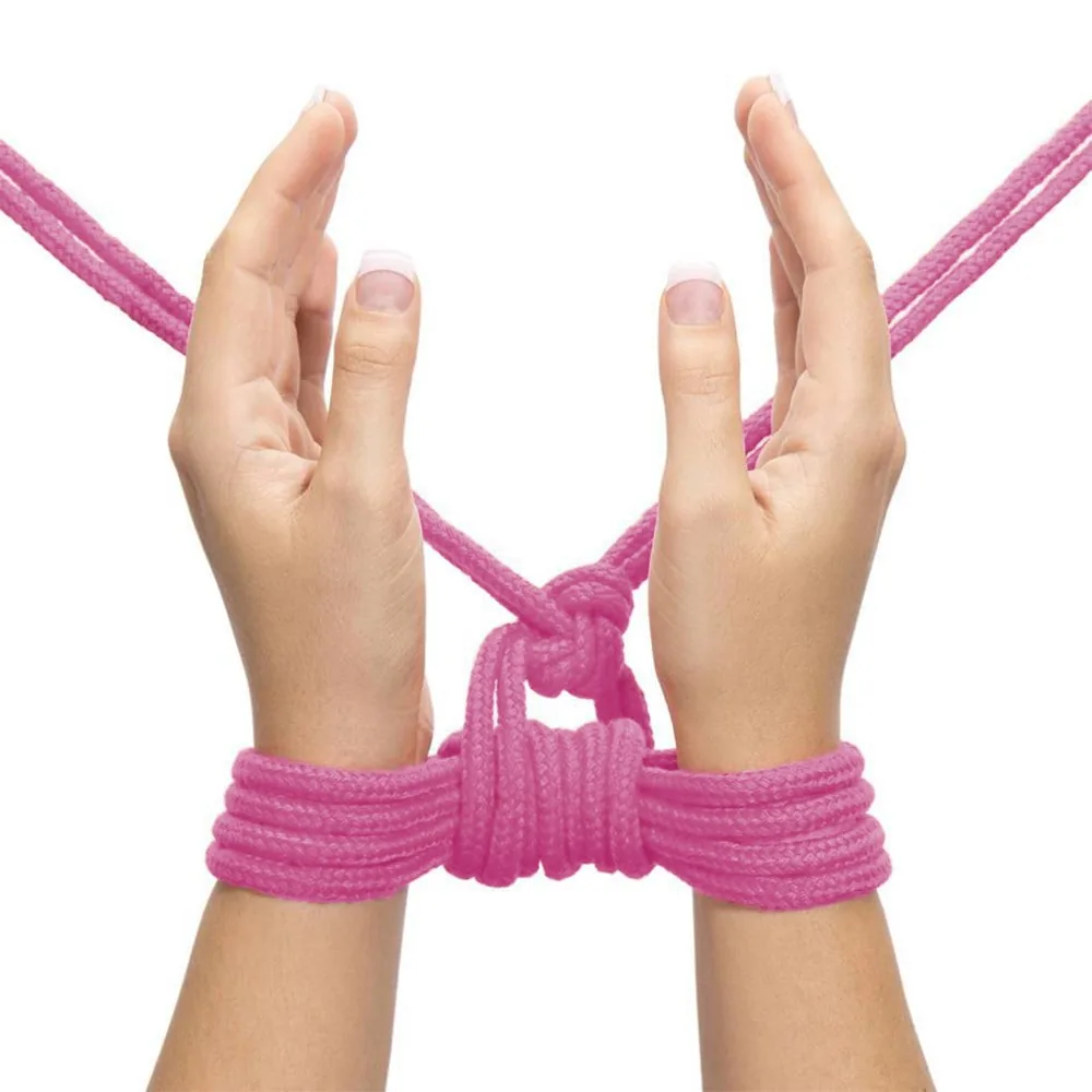 Bondážne lano Fetish 10 m ružové – Obrázok 6