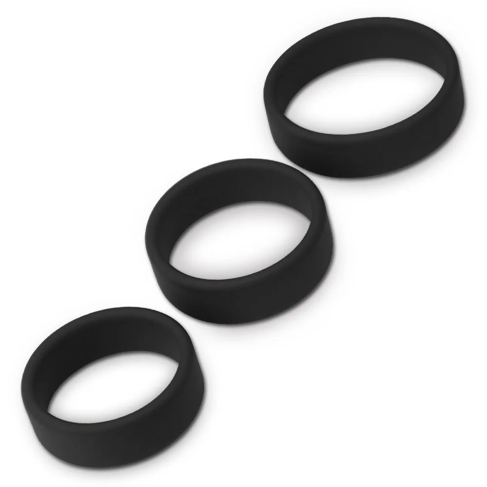 Sada silikónových erekčných krúžkov Power Plus Soft Silicone Pro – Obrázok 2