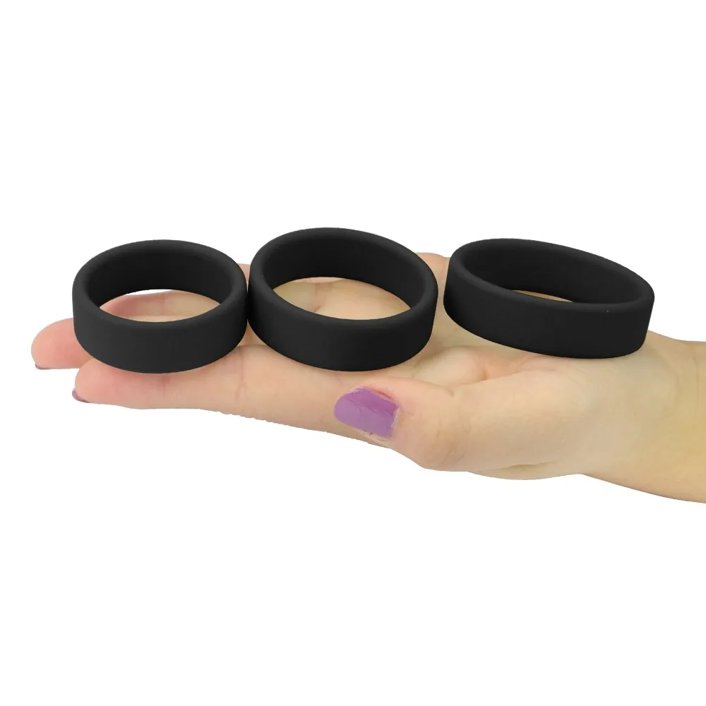 Sada silikónových erekčných krúžkov Power Plus Soft Silicone Pro – Obrázok 3