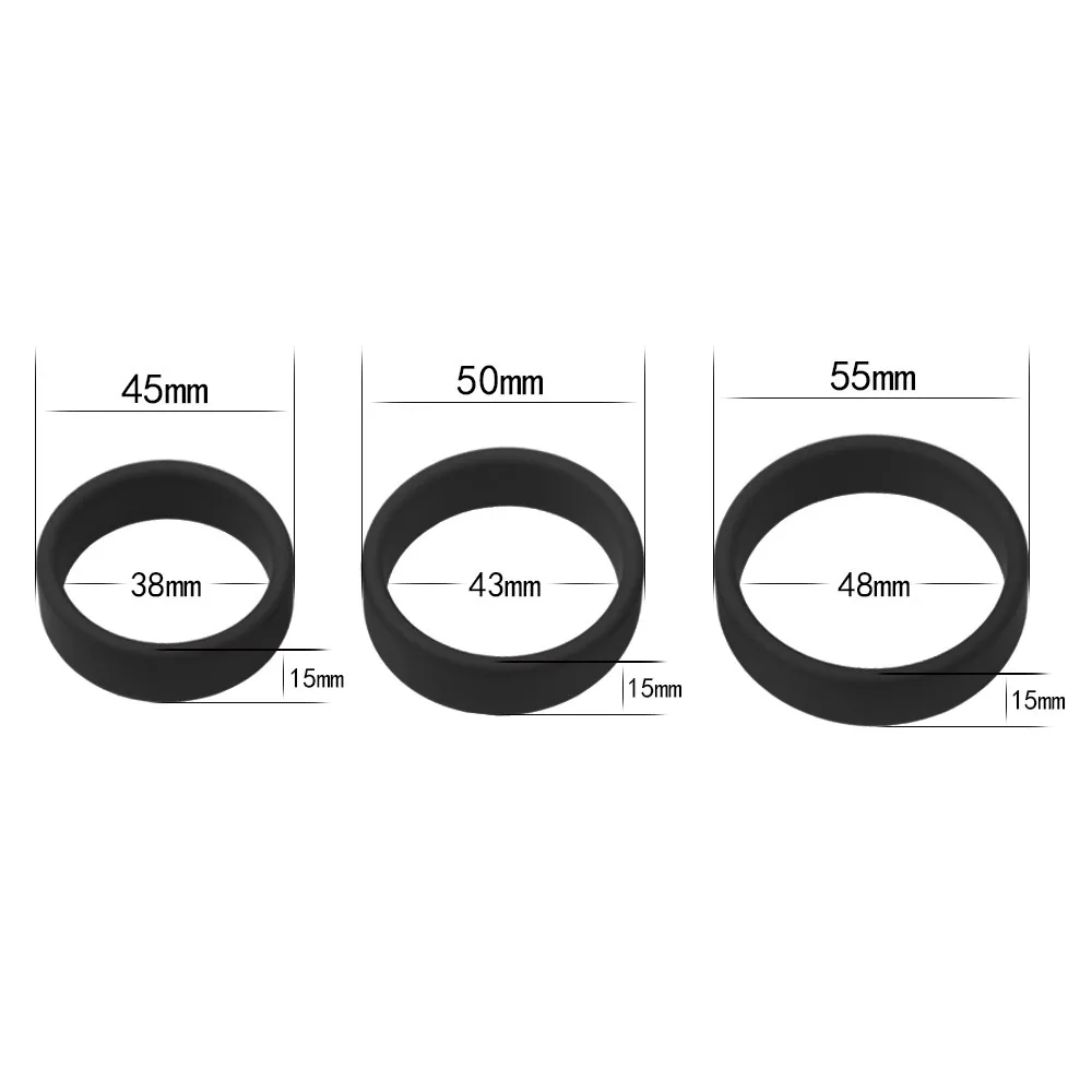 Sada silikónových erekčných krúžkov Power Plus Soft Silicone Pro – Obrázok 5