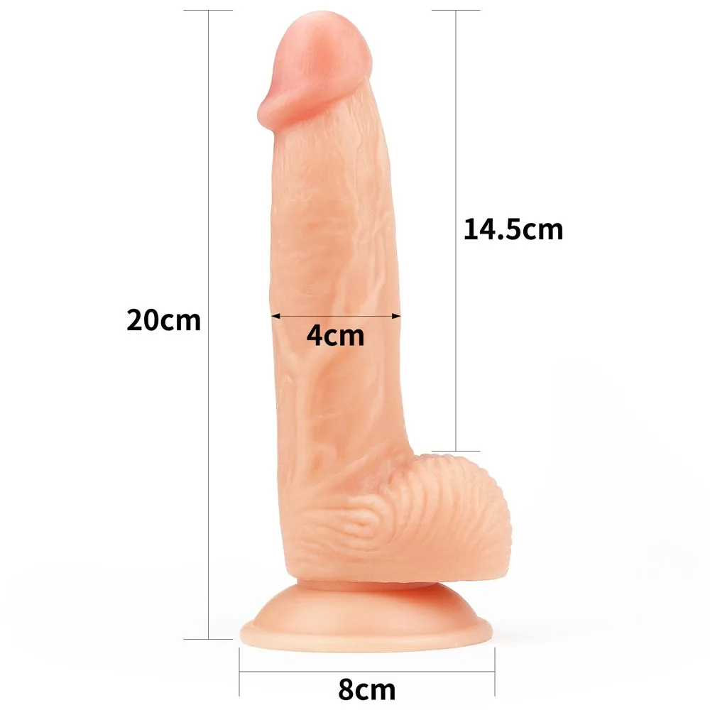 Dildo The Ultra Soft Dude 8" – Obrázok 7