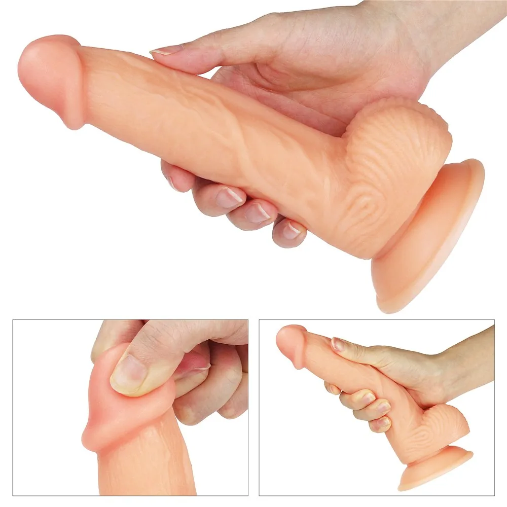 Dildo The Ultra Soft Dude 8" – Obrázok 11