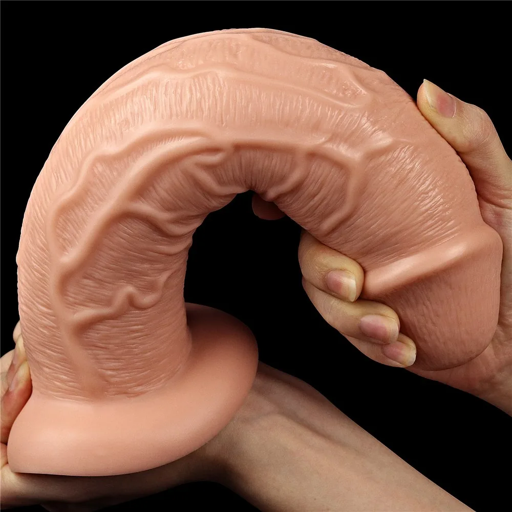 Realistické dlhé dildo 11" – Obrázok 5