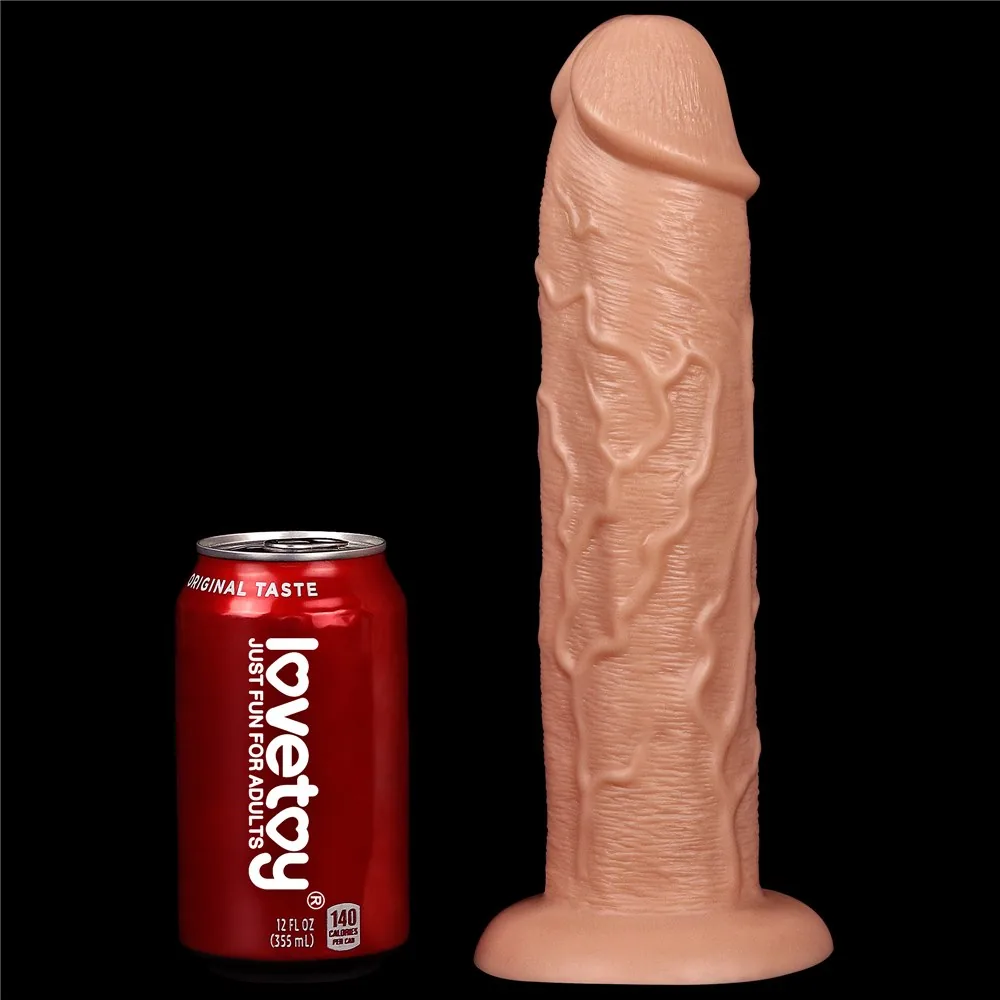 Realistické dlhé dildo 11" – Obrázok 7
