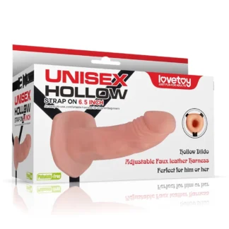 Unisex dutý strap-on 6,5"