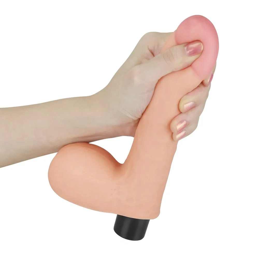Vibračné dildo 8'' Real Softee – Obrázok 5