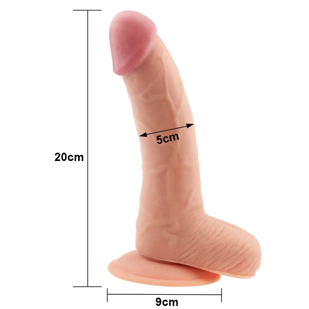 Dildo 8.8'' The Ultra Soft Dude – Obrázok 6