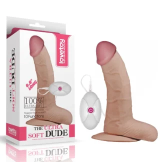 Vibračné dildo 8.8'' The Ultra Soft Dude