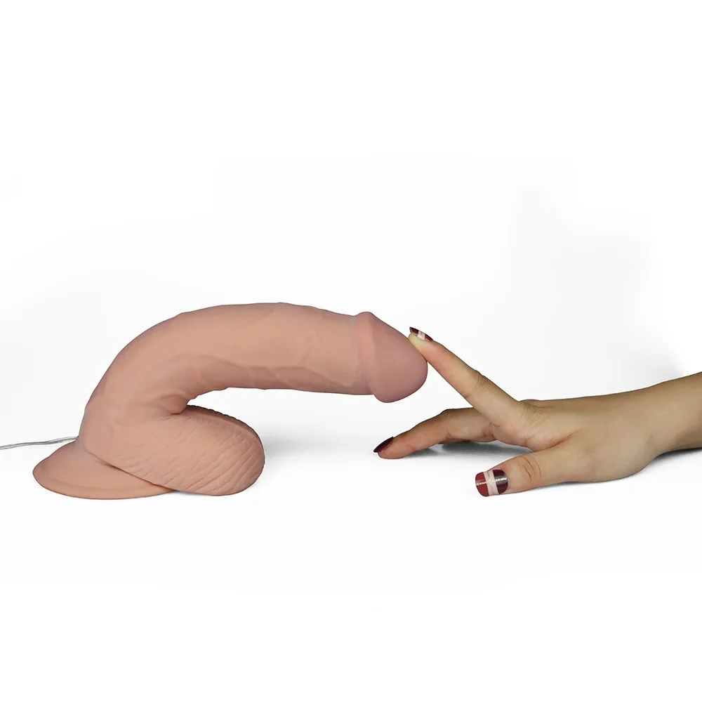 Vibračné dildo 8.8'' The Ultra Soft Dude – Obrázok 4