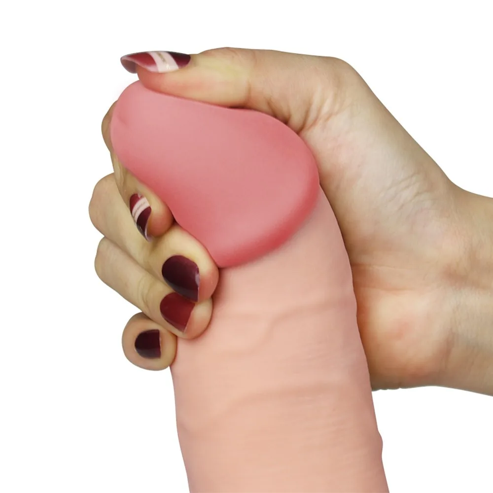 Vibračné dildo 8.8'' The Ultra Soft Dude – Obrázok 5