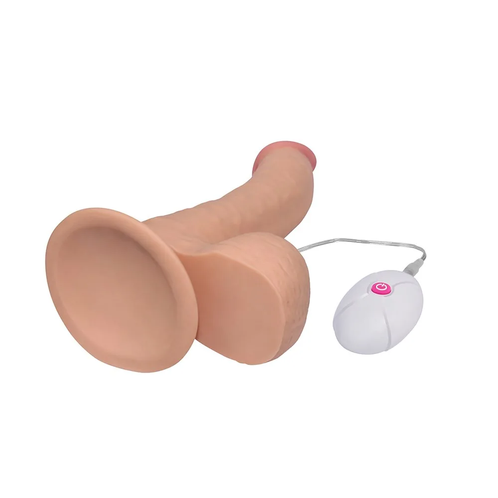 Vibračné dildo 8.8'' The Ultra Soft Dude – Obrázok 9