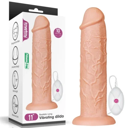 Vibračné dildo 11'' King-Sized