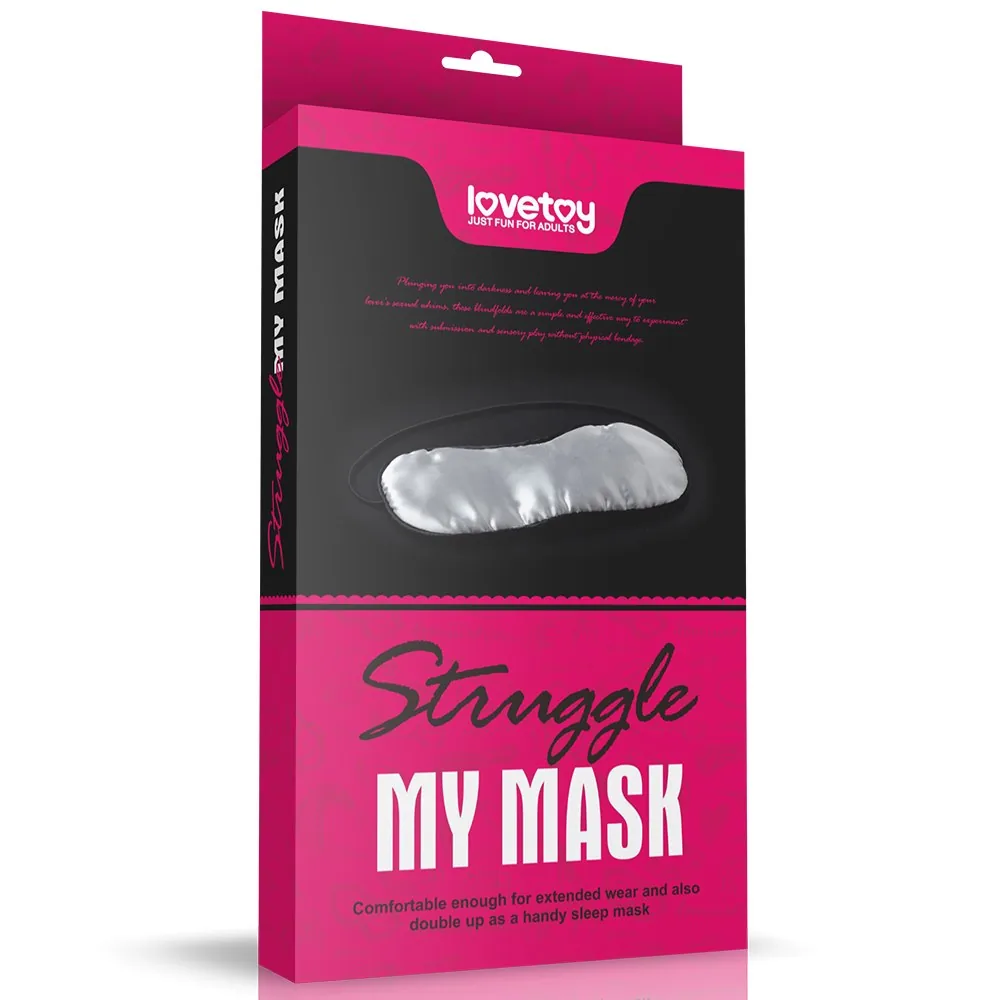 Saténová maska na oči Struggle My Mask