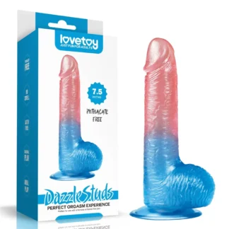 Realistické dildo Dazzle Studs 7,5"