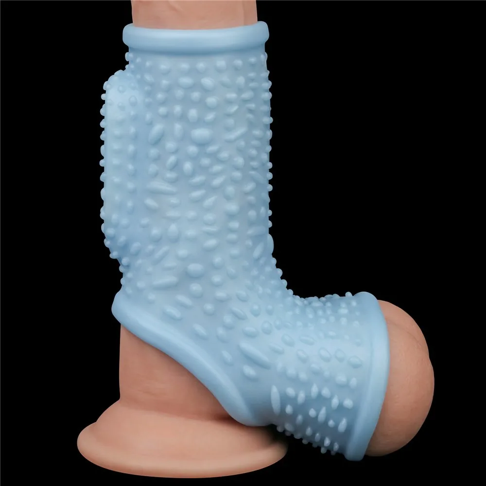 Vibračný krúžok Knights Ring Drip s návlekom na miešok – Obrázok 3