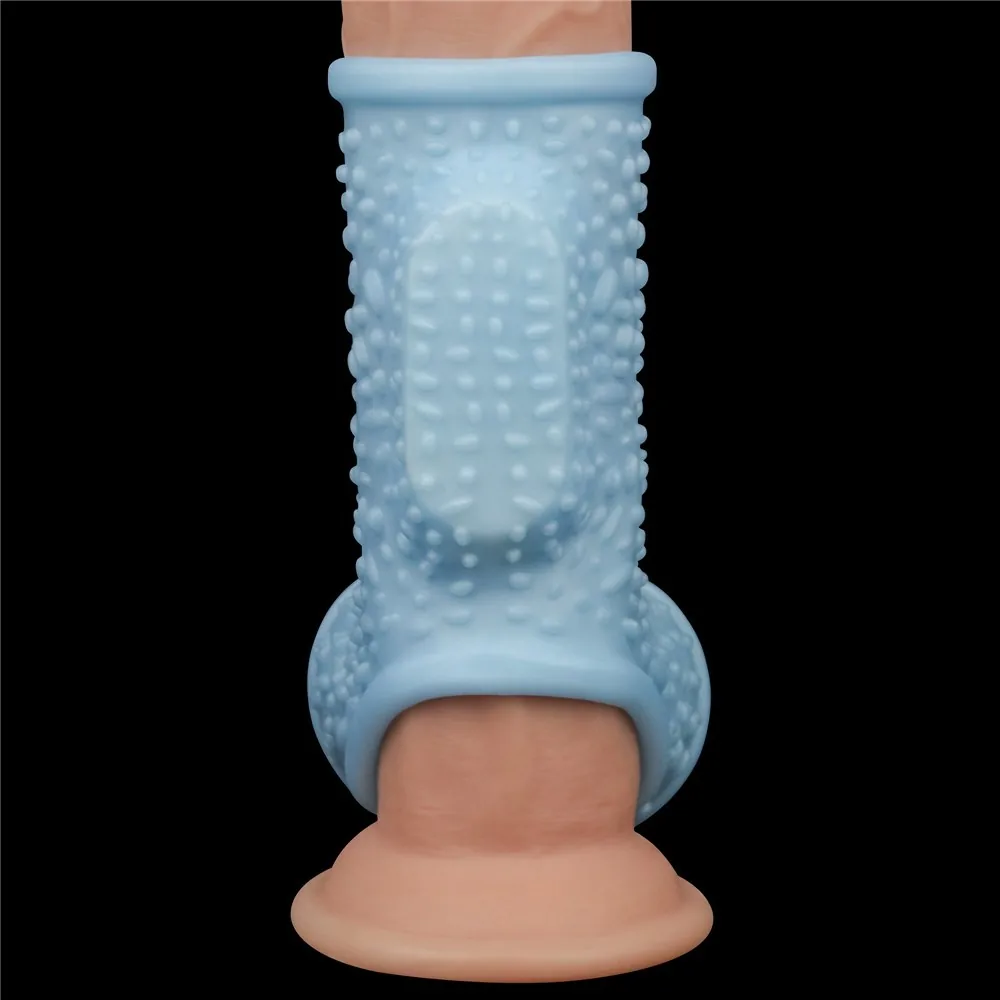 Vibračný krúžok Knights Ring Drip s návlekom na miešok – Obrázok 4