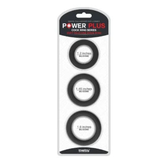 Sada erekčných krúžkov Power Plus Soft Silicone Snug Ring