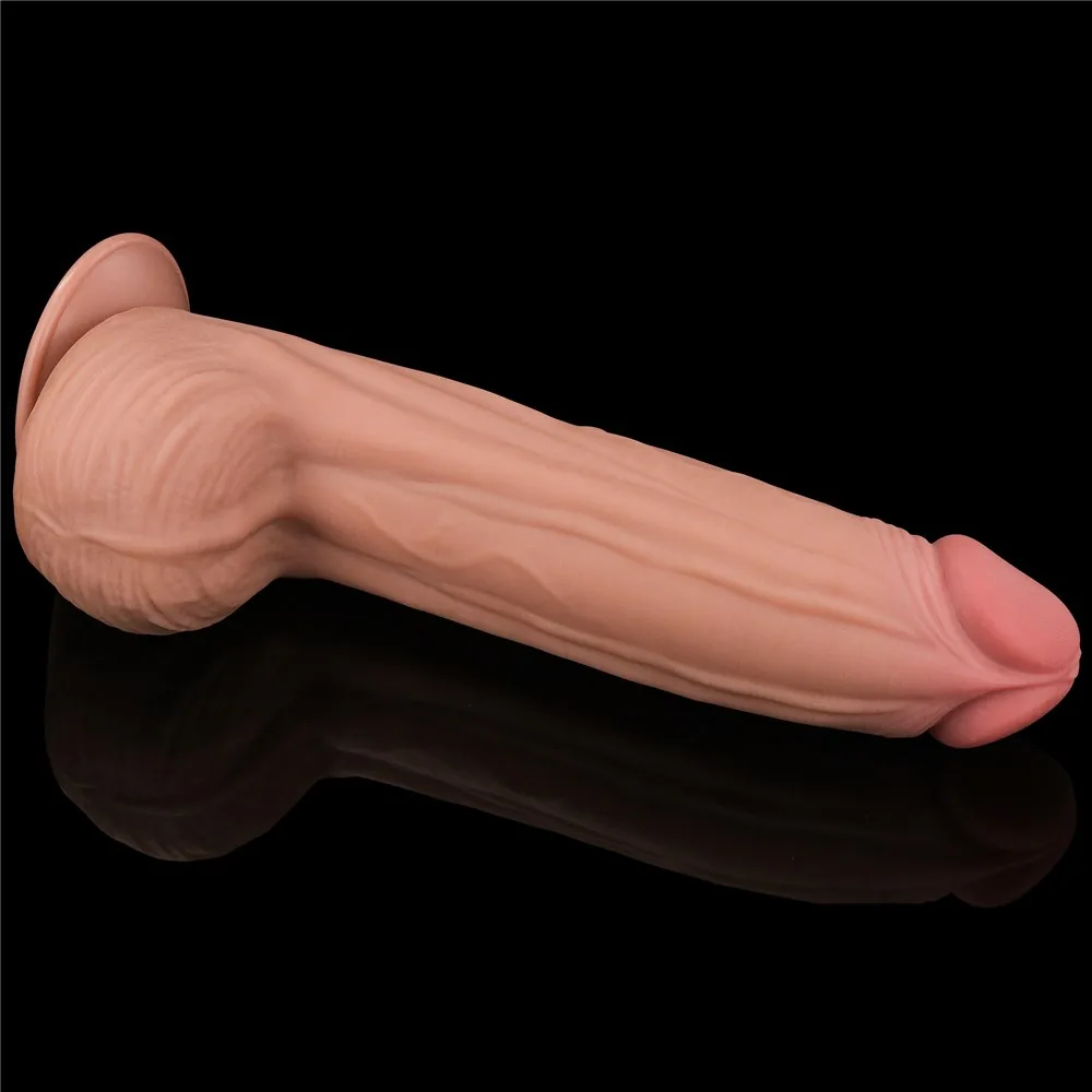 Dvojvrstvové dildo King Size Sliding Skin 12" – Obrázok 3