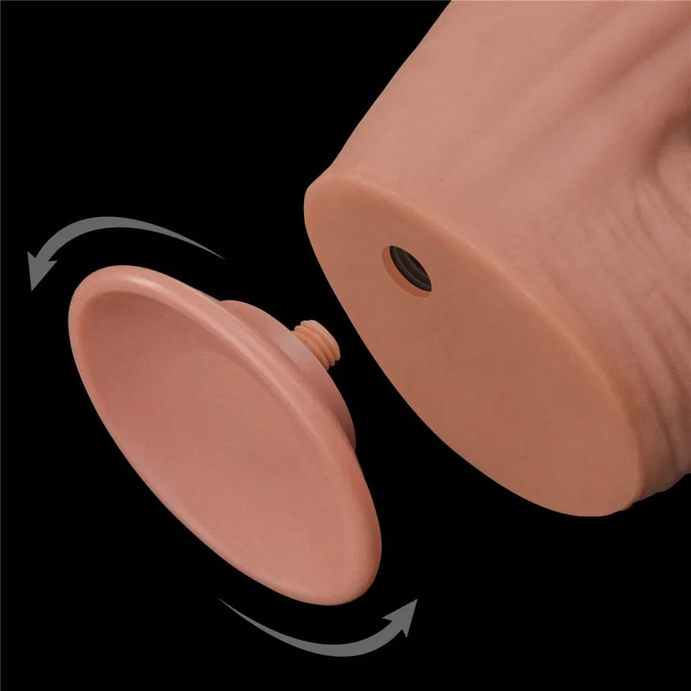 Dvojvrstvové dildo King Size Sliding Skin 12" – Obrázok 7