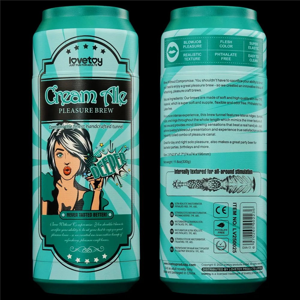 Masturbátor Pleasure Brew – Cream Ale – Obrázok 6