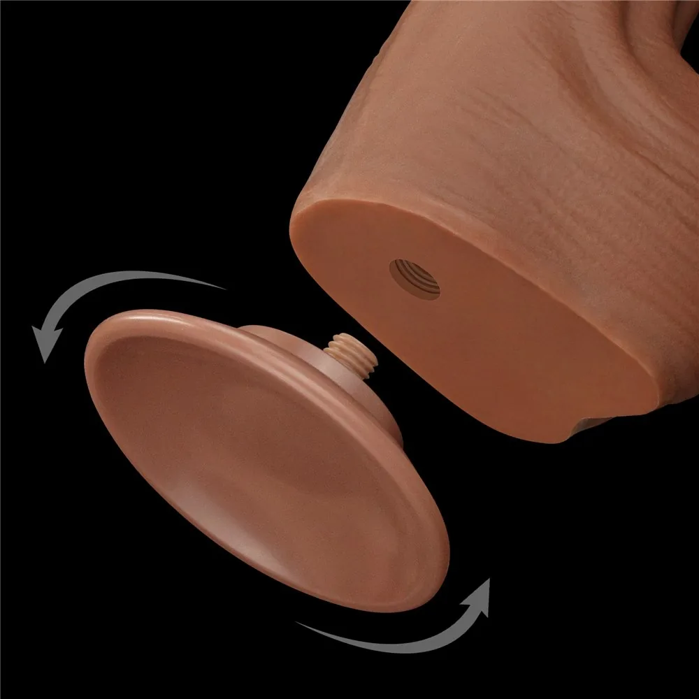 Dvojvrstvové dildo King Size Sliding Skin 11,5" – Obrázok 8