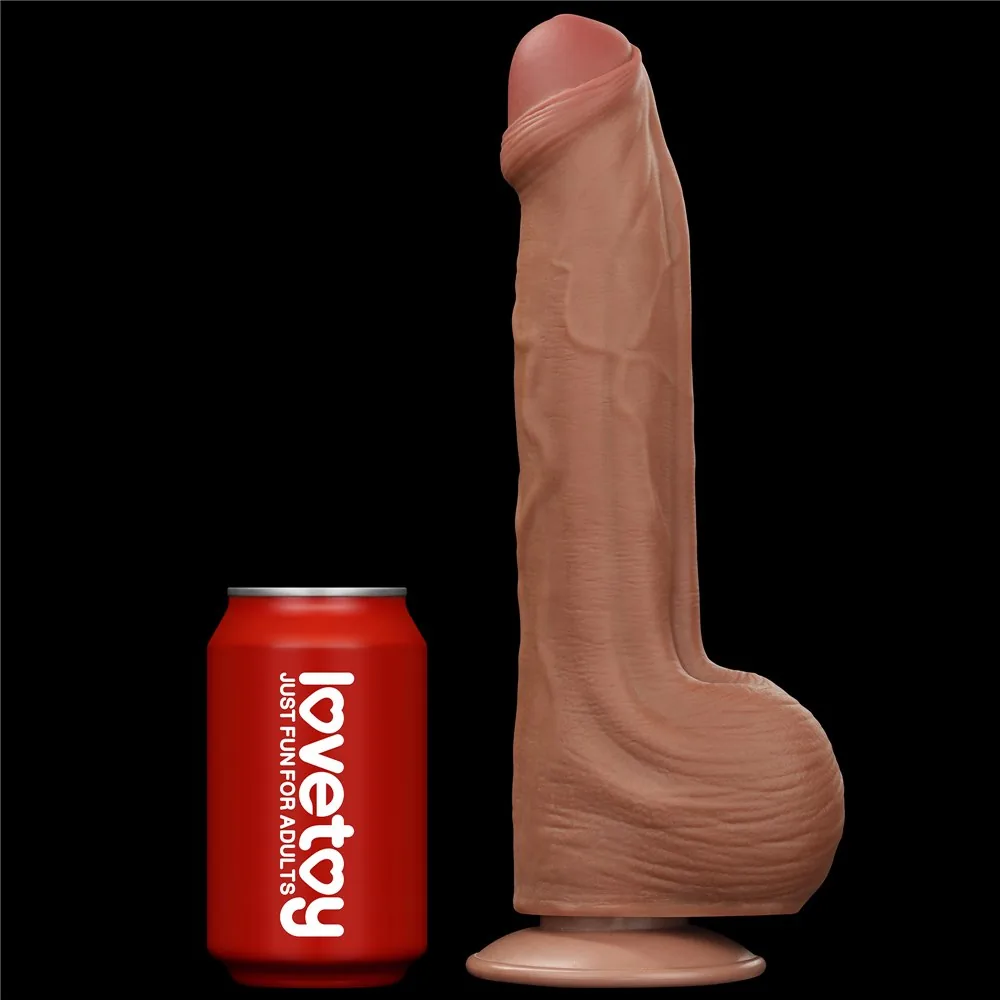 Dvojvrstvové dildo King Size Sliding Skin 11,5" – Obrázok 18