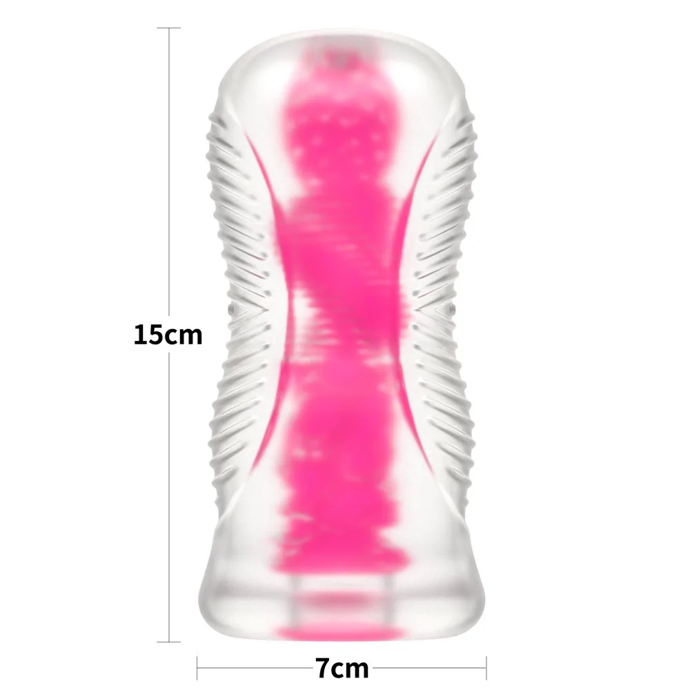 Svietiaci masturbátor Lumino Play 6" – ružový – Obrázok 9