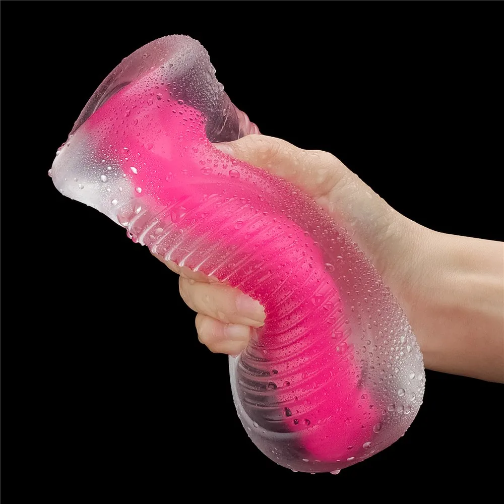 Svietiaci masturbátor Lumino Play 6" – ružový – Obrázok 12