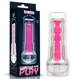 Svietiaci masturbátor Lumino Play 8,5" – ružový