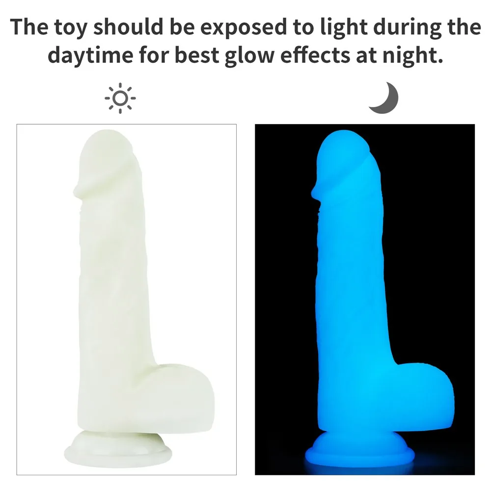 Lumino Play silikónové dildo 8,0'' – Obrázok 10