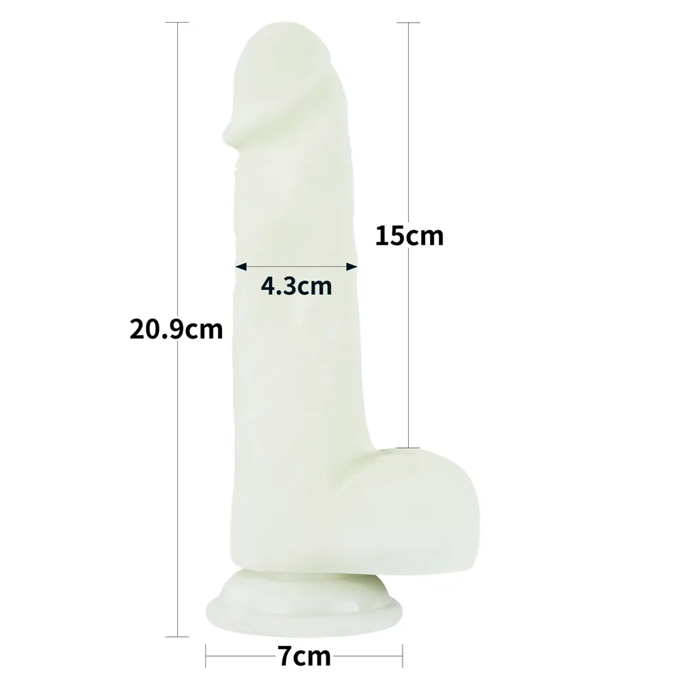 Lumino Play silikónové dildo 8,0'' – Obrázok 19