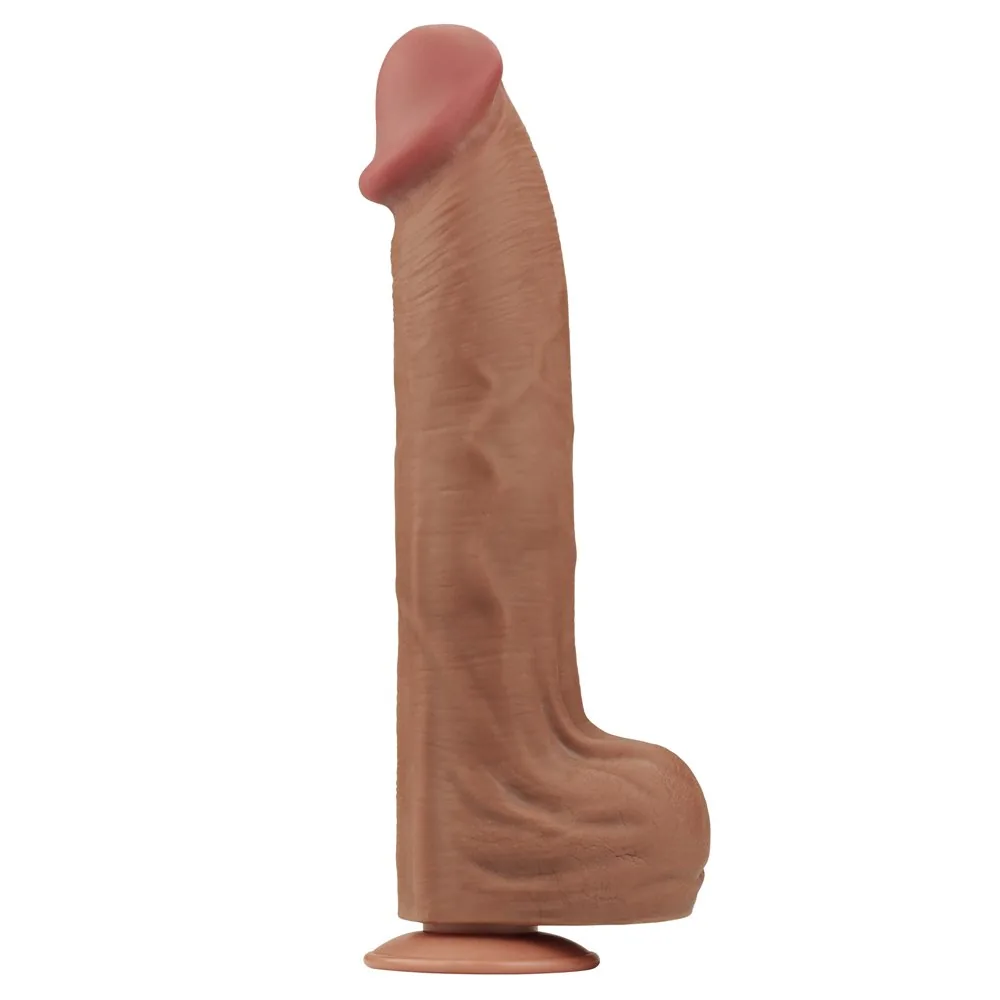 King Sized Sliding Skin – dvojvrstvové dildo 14'' – Obrázok 2