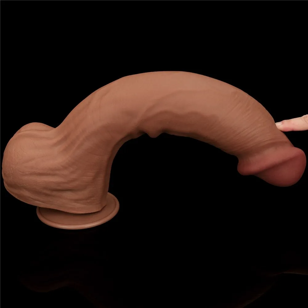 King Sized Sliding Skin – dvojvrstvové dildo 14'' – Obrázok 11