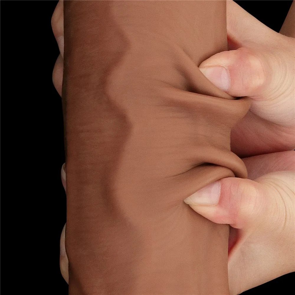 King Sized Sliding Skin – dvojvrstvové dildo 14'' – Obrázok 14