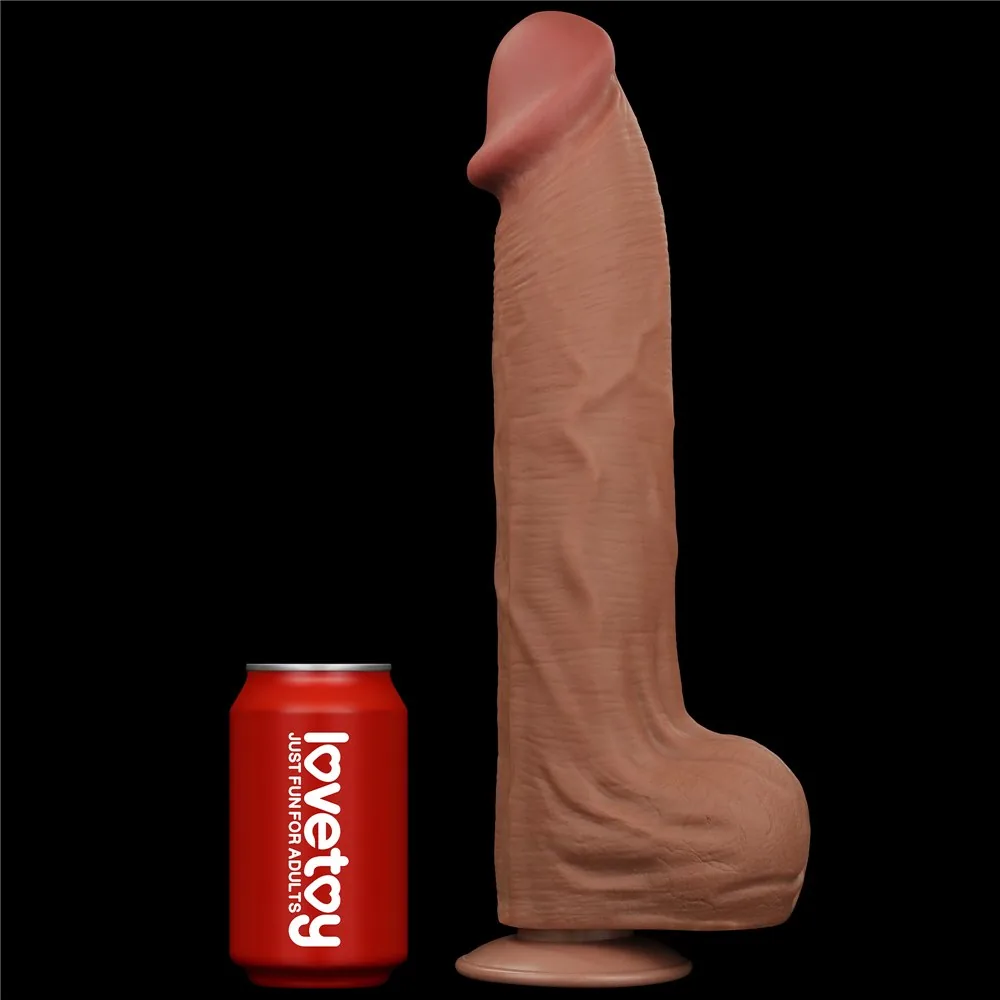 King Sized Sliding Skin – dvojvrstvové dildo 14'' – Obrázok 15