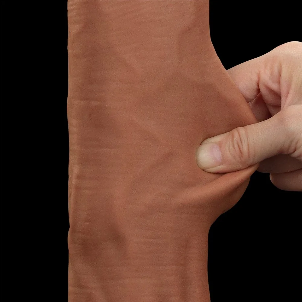 King Sized Sliding Skin – dvojvrstvové dildo 14'' – Obrázok 20