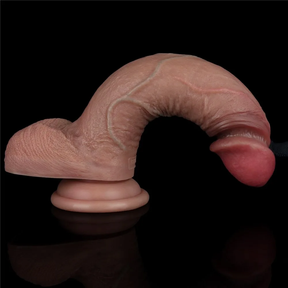 Dvojvrstvové silikónové dildo 7,5'' – Obrázok 10