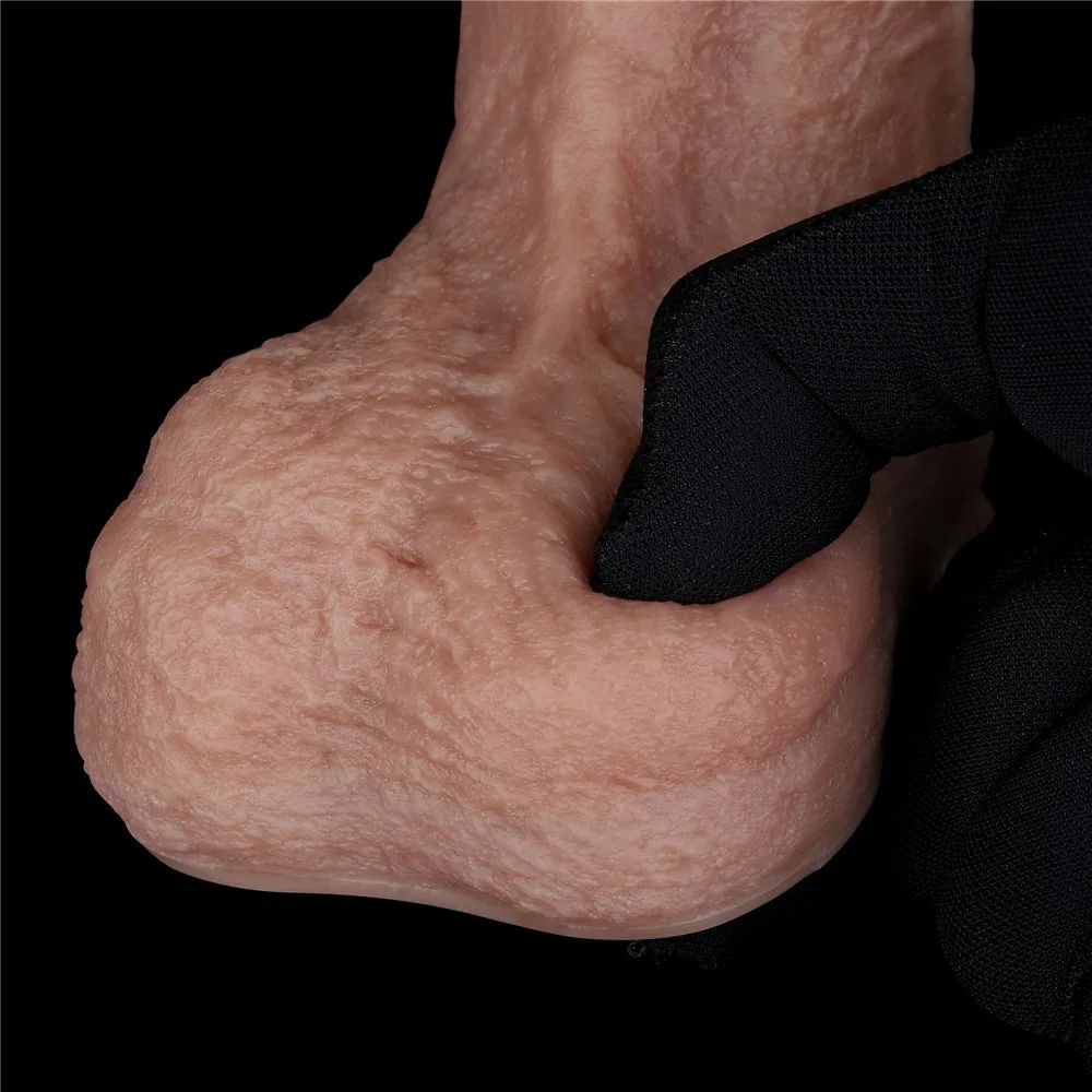 Dvojvrstvové silikónové dildo 8,5'' – Obrázok 11