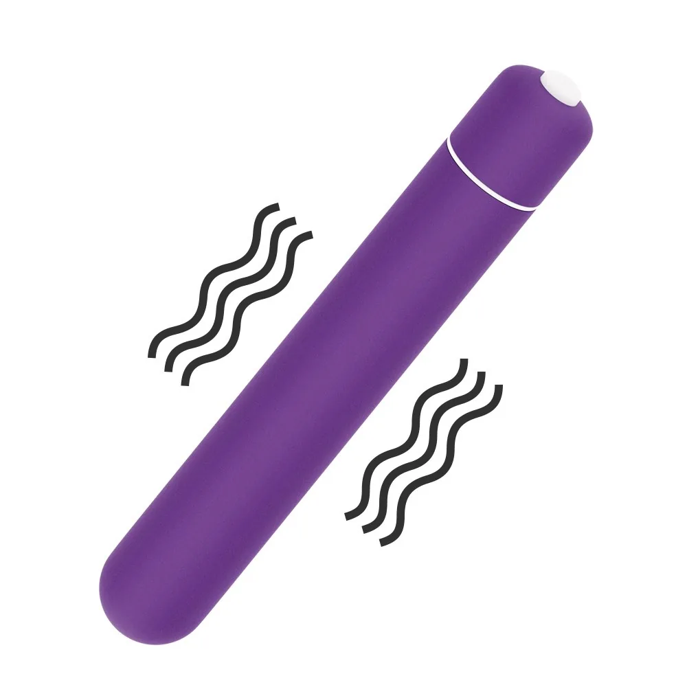 Mini vibrátor X-Basic Bullet 10 rýchlostí, fialový – Obrázok 4